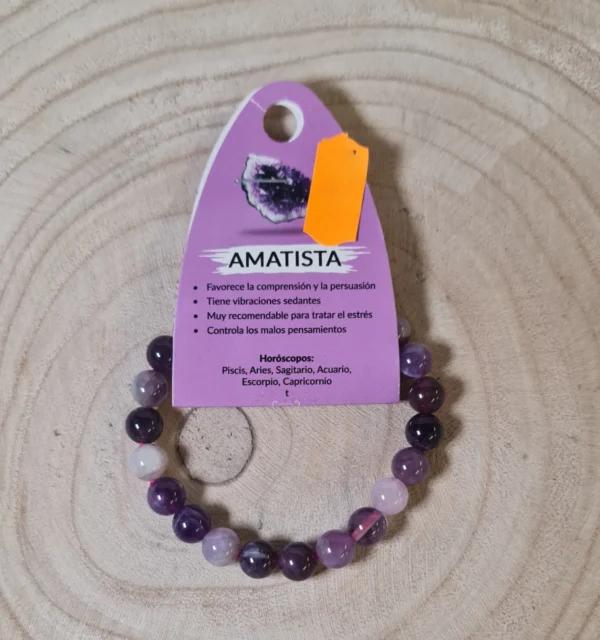 Pulsera geoda de amatista