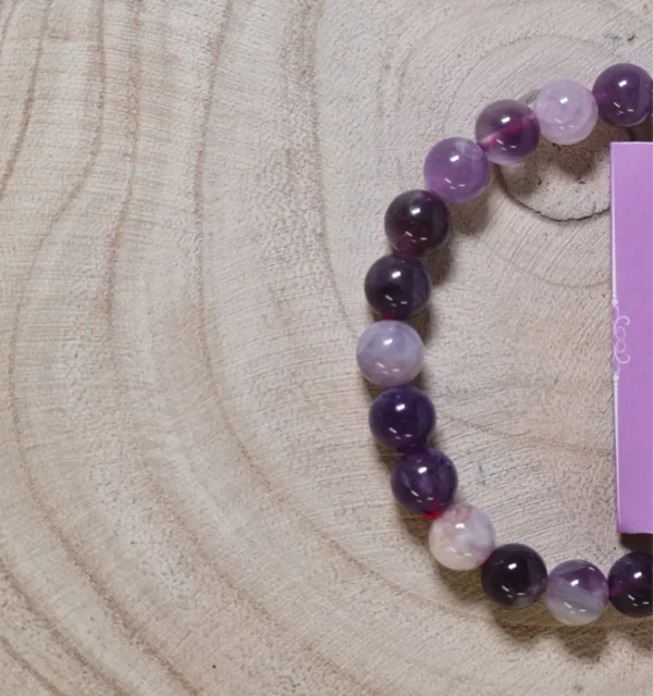 Pulsera geoda de amatista