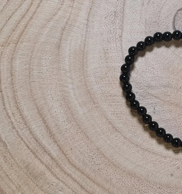 Pulsera infantil obsidiana