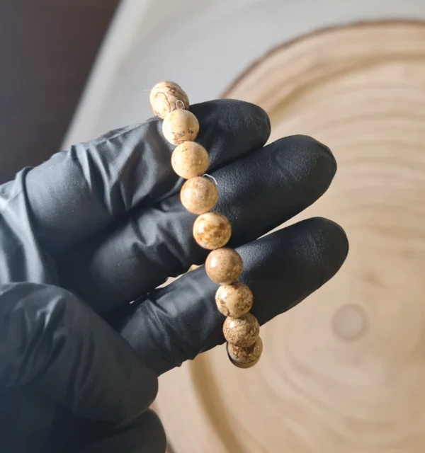 Pulsera jaspe madera