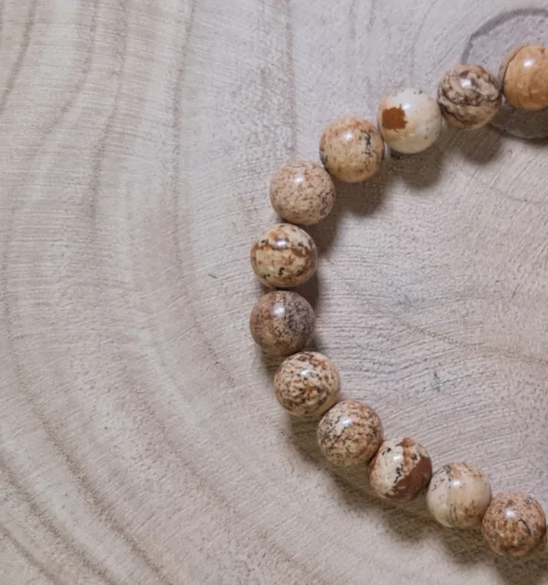 Pulsera jaspe madera