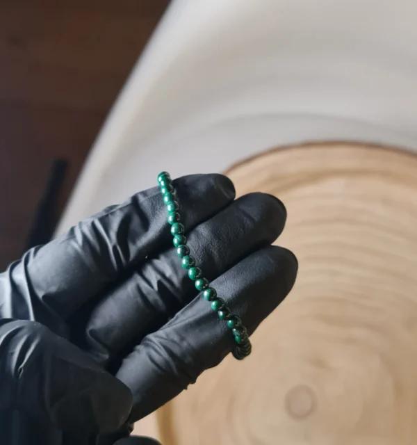 Pulsera malaquita 4mm
