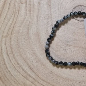Pulsera obsidiana nevada