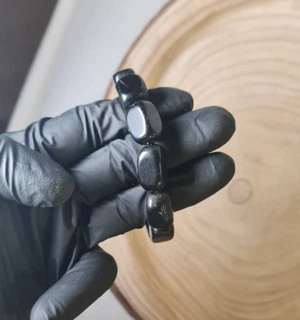 Pulsera obsidiana piedras
