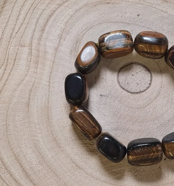 Pulsera ojo de tigre piedras