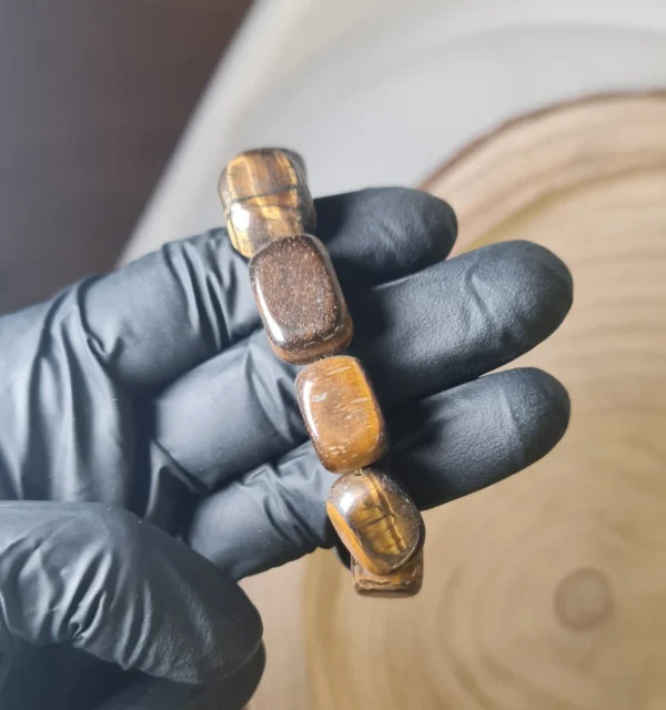 Pulsera ojo de tigre piedras