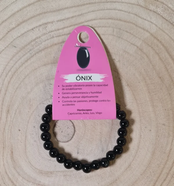 Pulsera ónix pulida