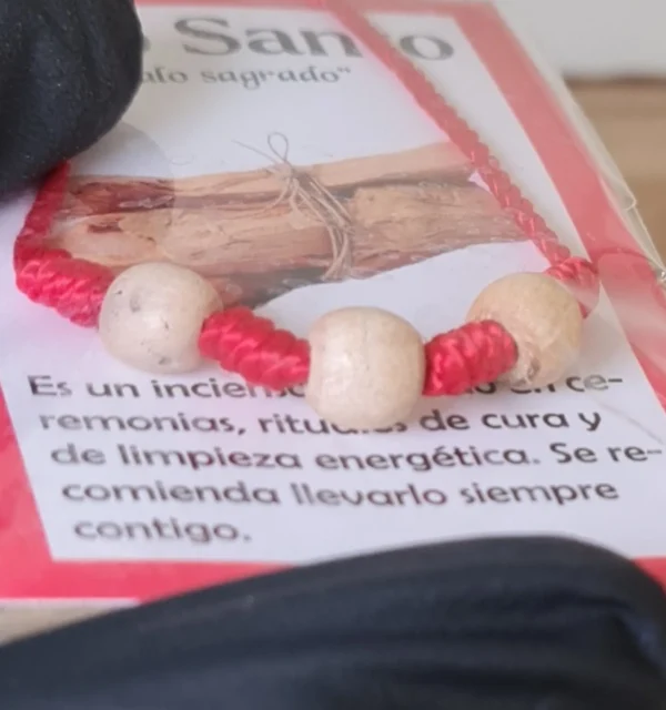 Pulsera palo santo