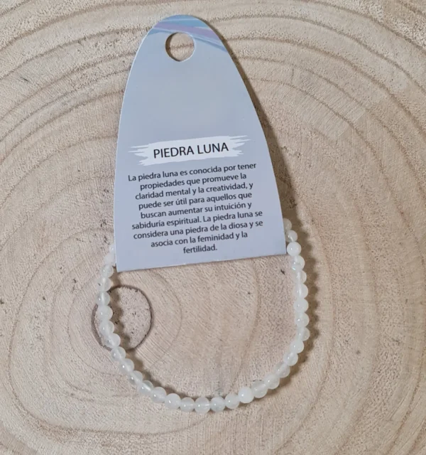 Pulsera piedra luna