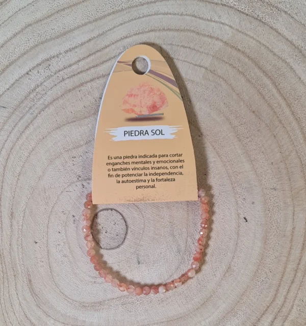Pulsera piedra sol