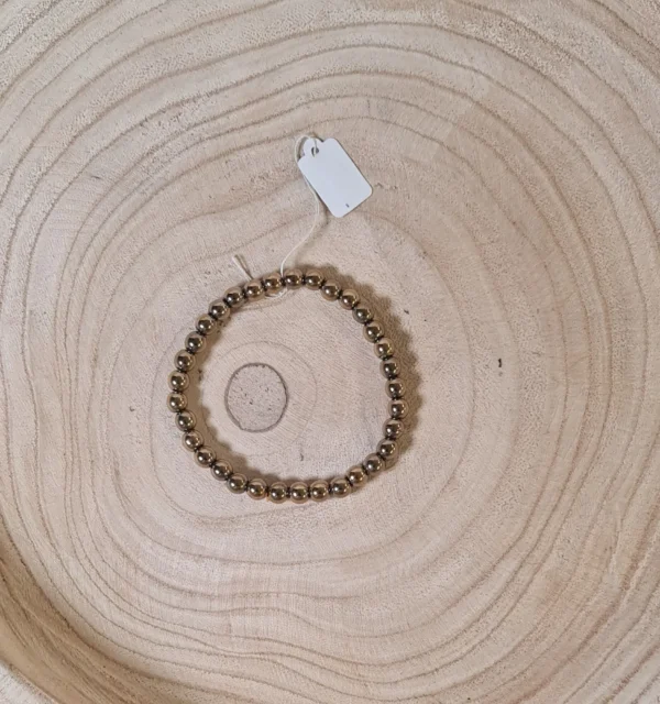 Pulsera pirita pulida