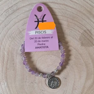 Pulsera piscis amatista 2