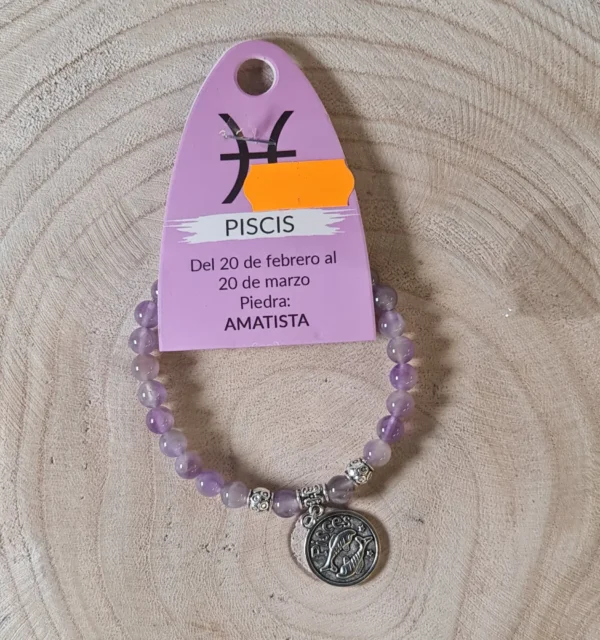 Pulsera piscis amatista 2