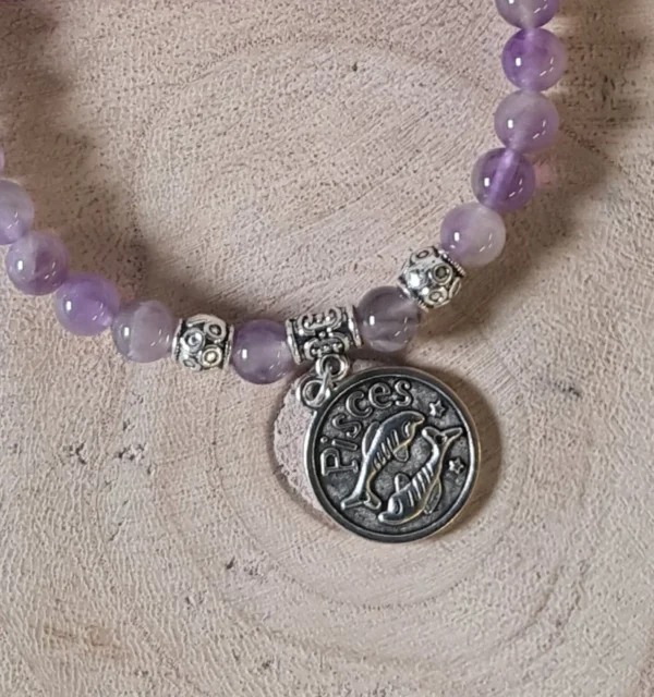 Pulsera piscis amatista 2