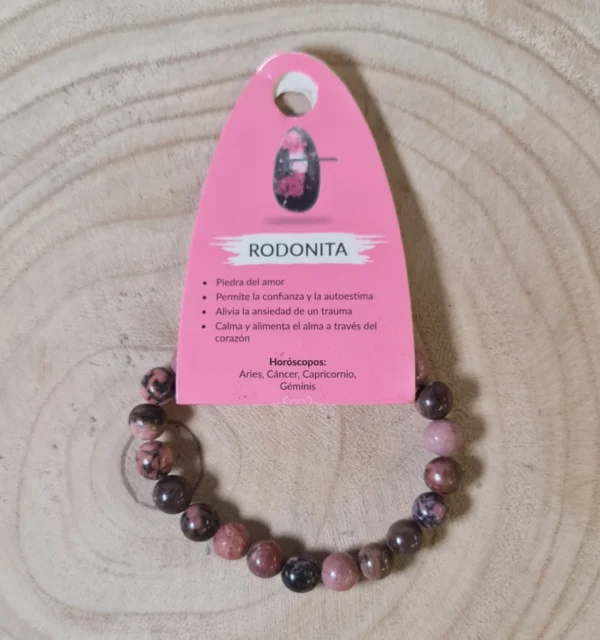 Pulsera rodonita