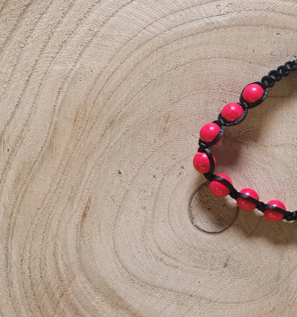 Pulsera turquesa roja
