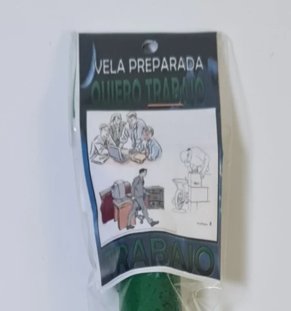 Vela preparada Quiero trabajo