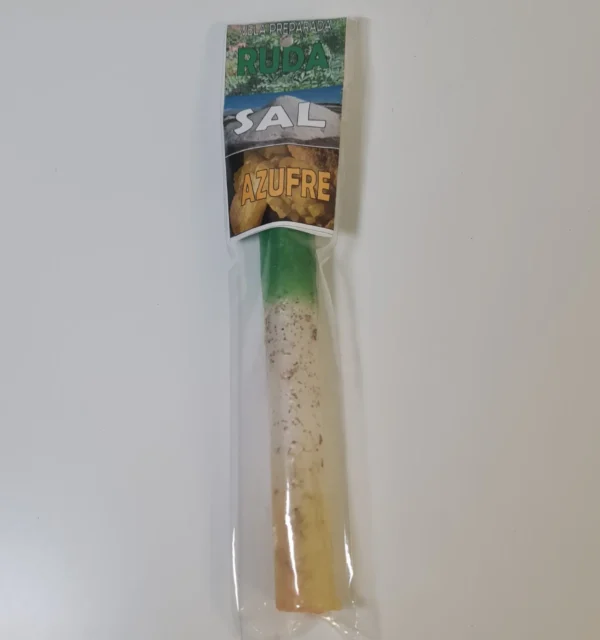 Vela preparada Ruda Sal y Azufre