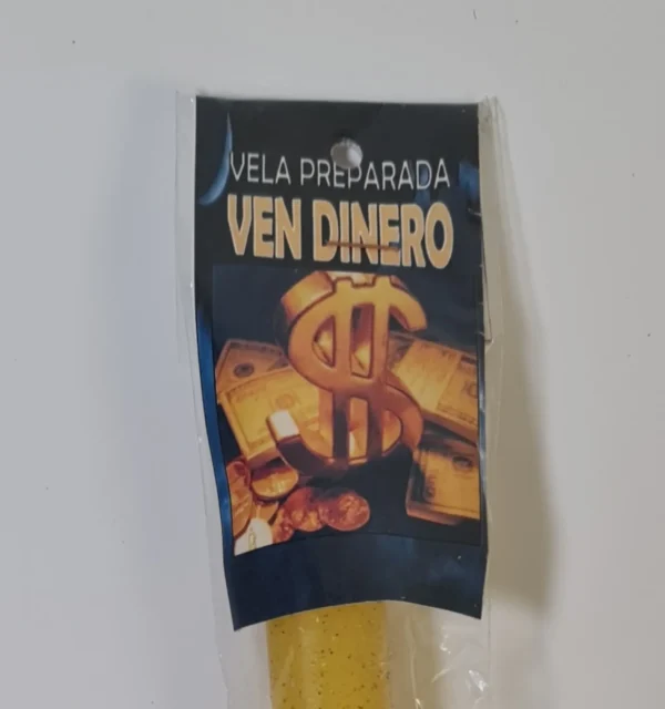 Vela preparada Ven dinero