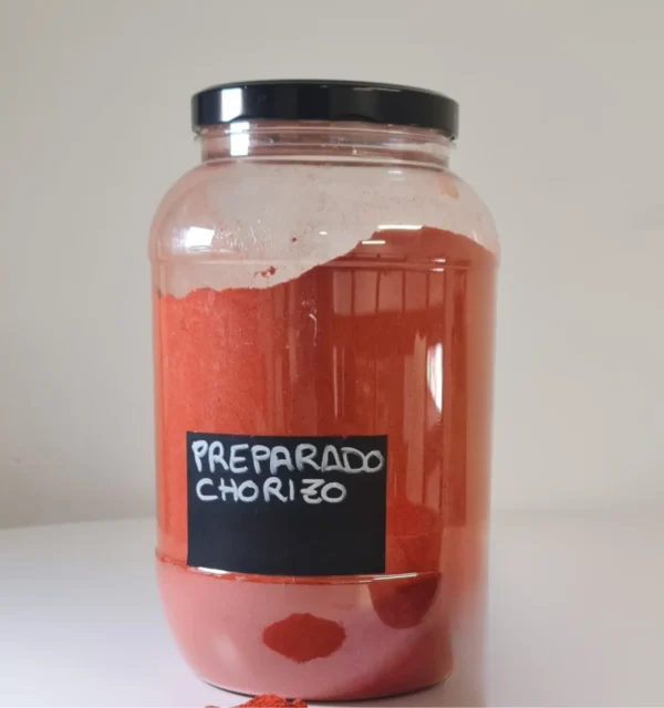 preparado chorizo bote