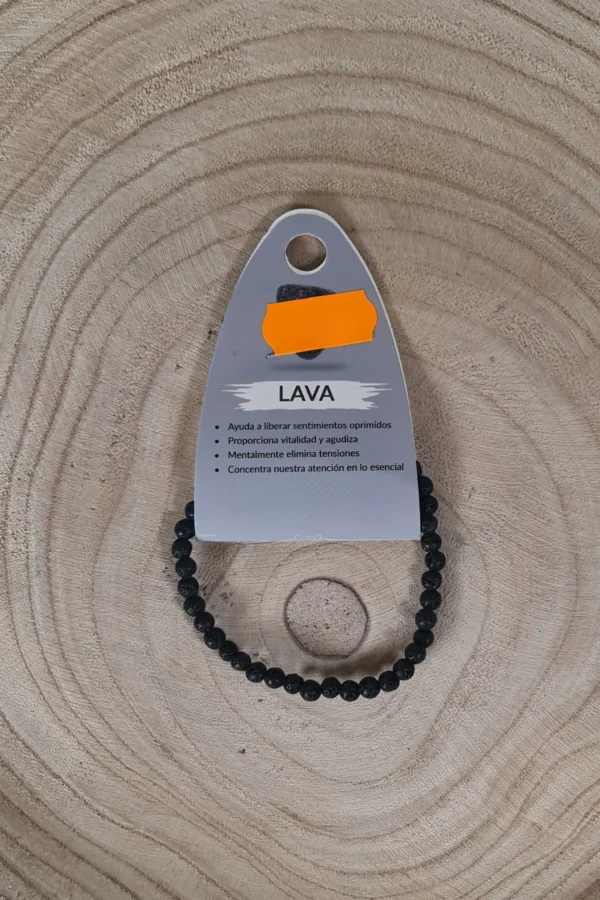 Pulsera lava 6mm