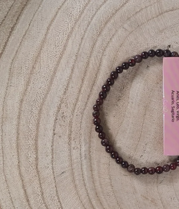 Pulsera Granate 4mm