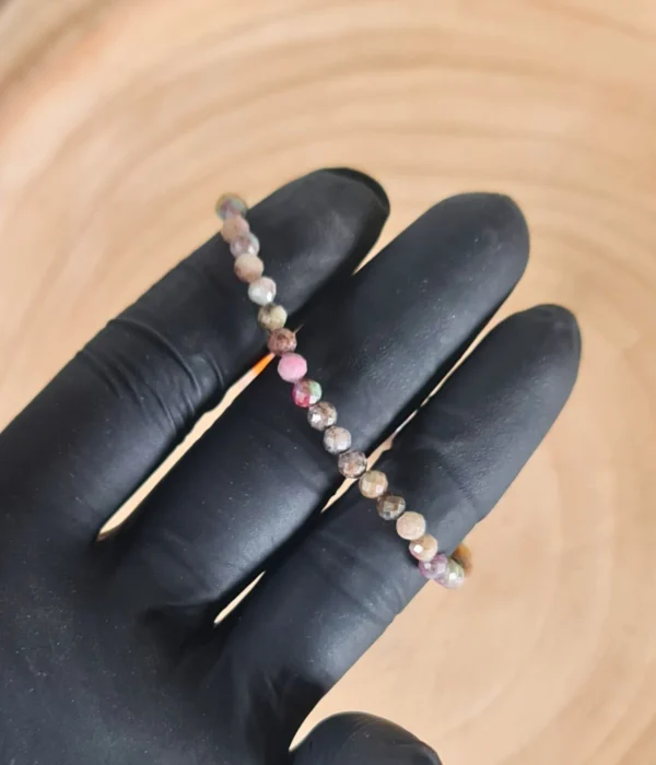 Pulsera Ágata India Facetada 4mm