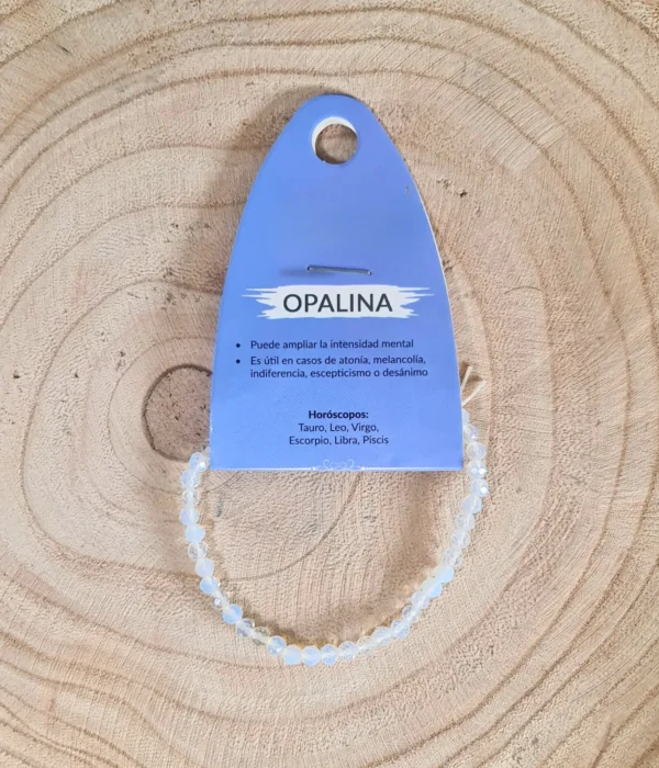 Pulsera Apatita Facetada 6mm