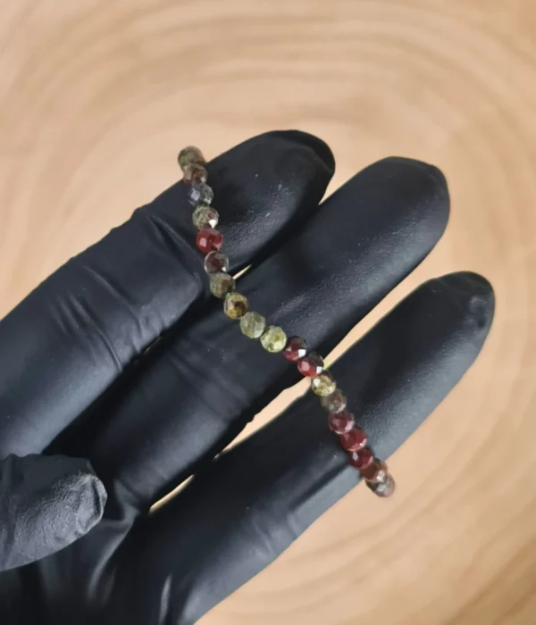 Pulsera Jaspe Facetada 4mm