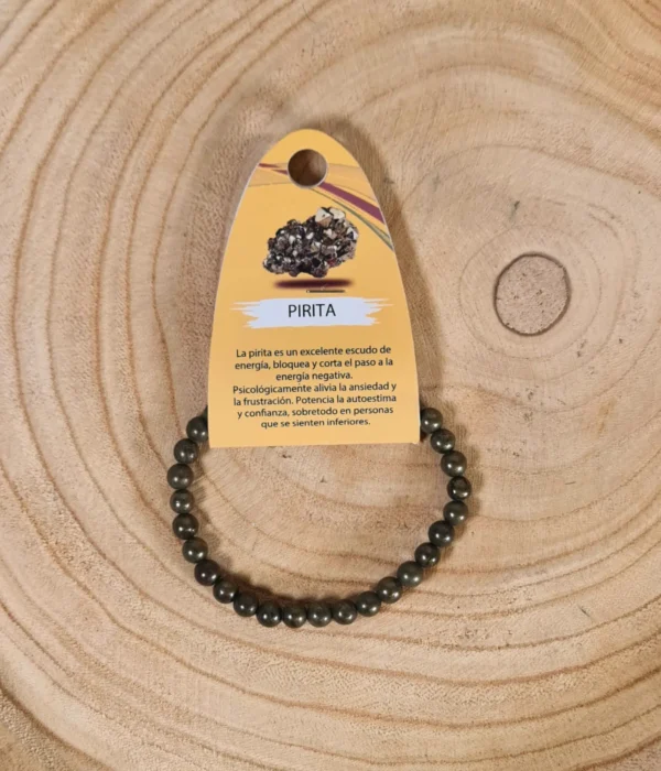 Pulsera Pirita 6mm