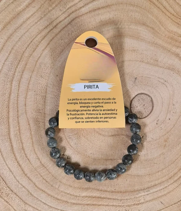 Pulsera Pirita 8mm - Imagen 3