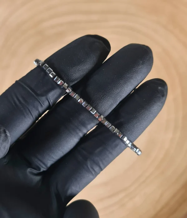 Pulsera Terahercio Facetada 4mm
