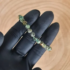 Pulsera Turquesa Facetada 6mm