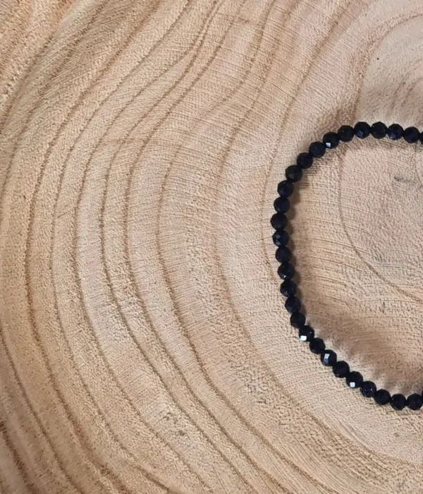 Pulsera Venturina Azul Facetada 4mm